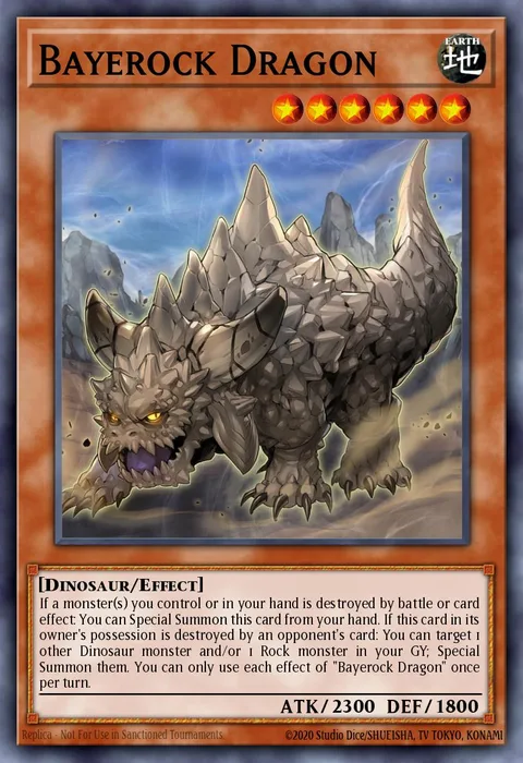 Bayerock Dragon trading card