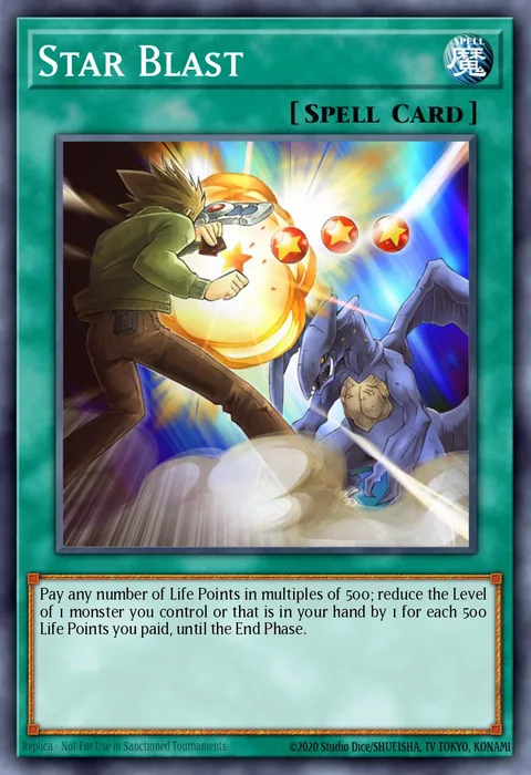 Star Blast trading card
