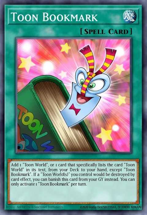 Toon Bookmark trading card