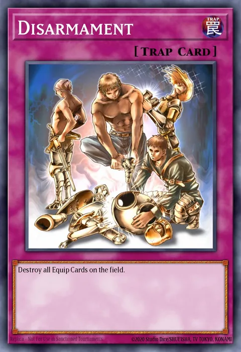 Disarmament trading card