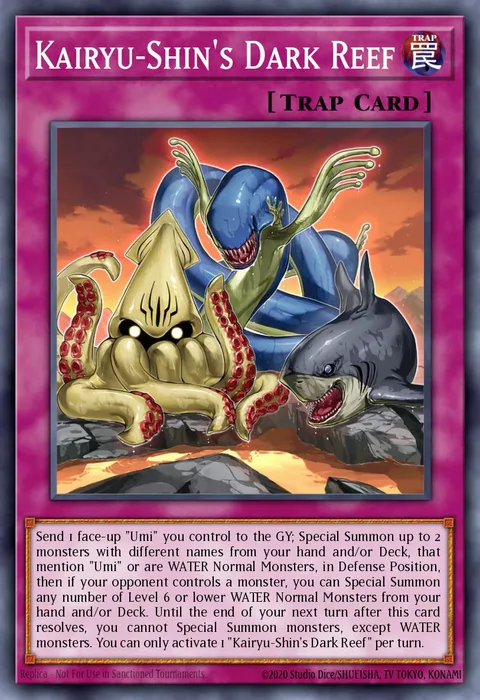 Kairyu-Shin's Dark Reef trading card