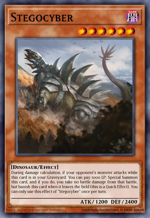Stegocyber trading card