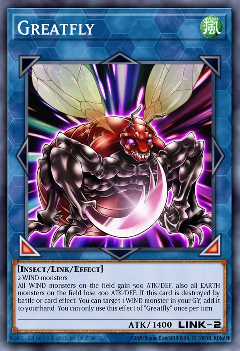 Greatfly trading card