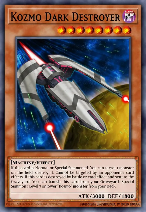 Kozmo Dark Destroyer trading card