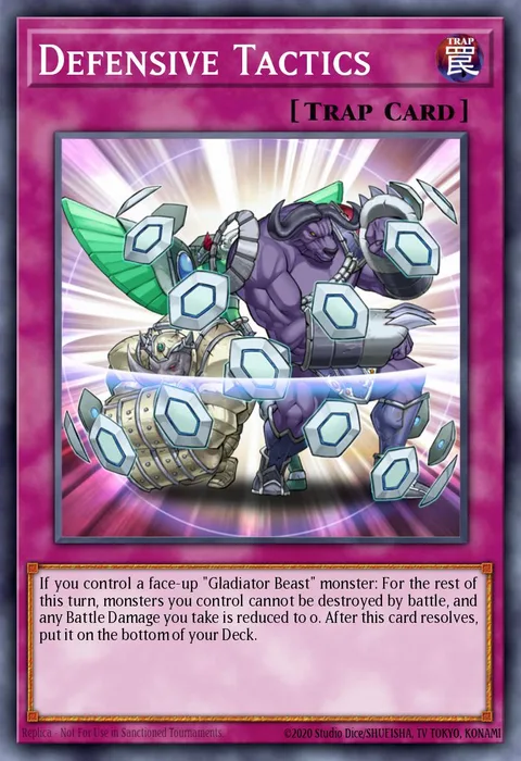 Defensive Tactics trading card