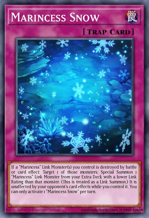 Marincess Snow trading card
