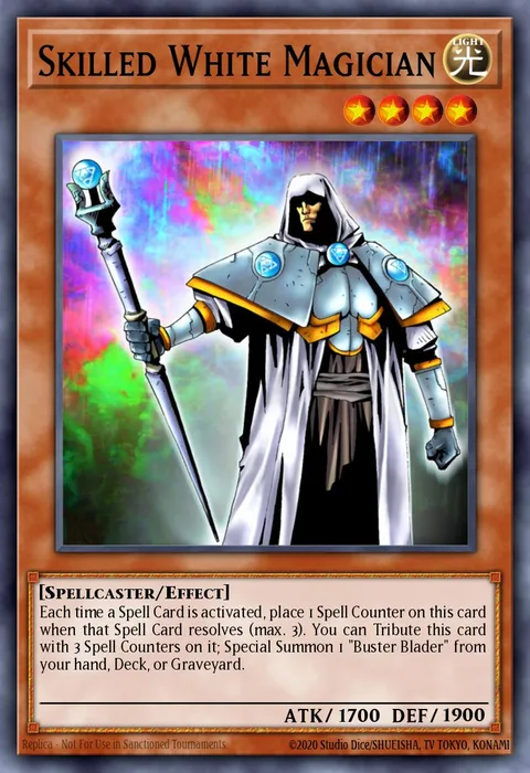 Skilled White Magician trading card