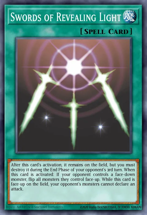 Swords of Revealing Light trading card