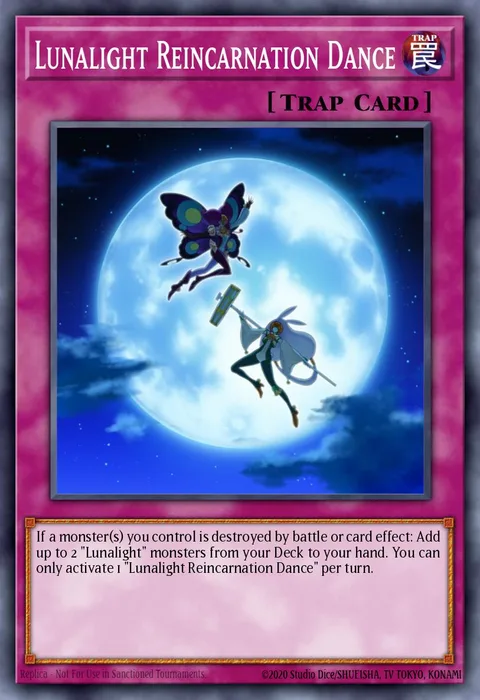 Lunalight Reincarnation Dance trading card