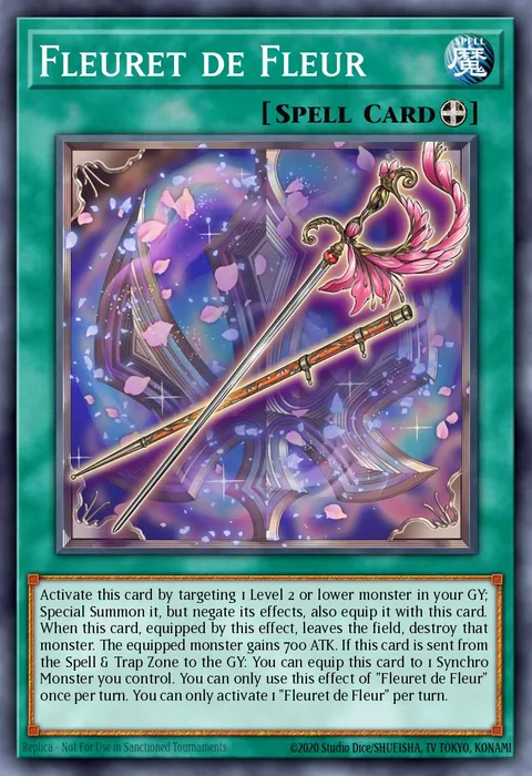 Fleuret de Fleur trading card