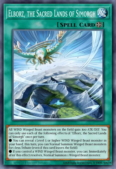 Elborz, the Sacred Lands of Simorgh trading card