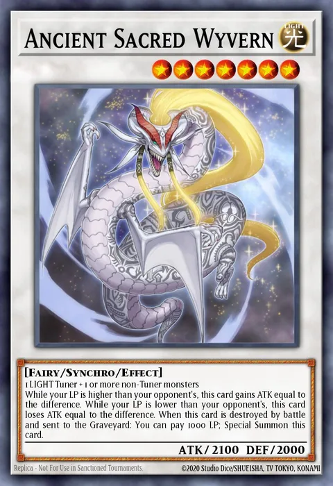 Ancient Sacred Wyvern trading card