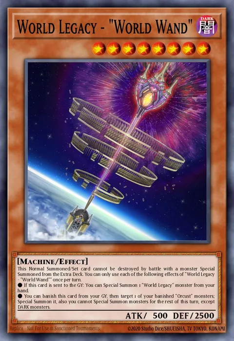 World Legacy - "World Wand" trading card