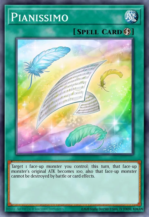 Pianissimo trading card
