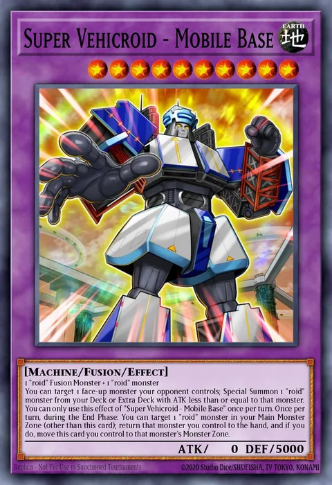 Super Vehicroid - Mobile Base trading card