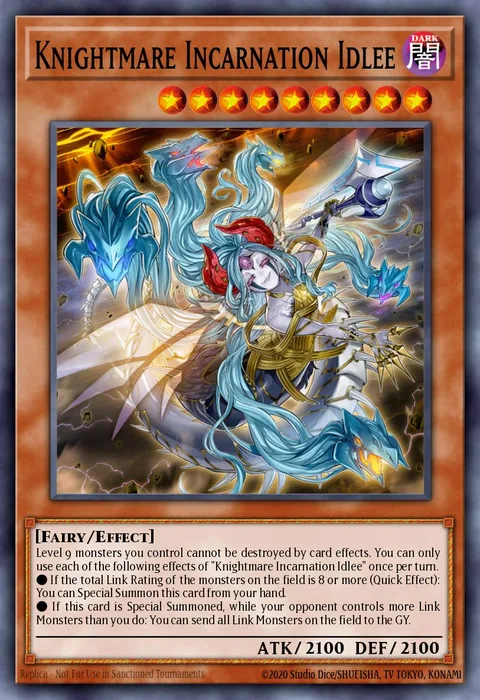 Knightmare Incarnation Idlee trading card