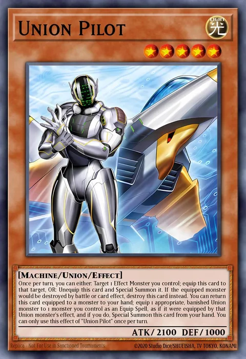 Union Pilot trading card