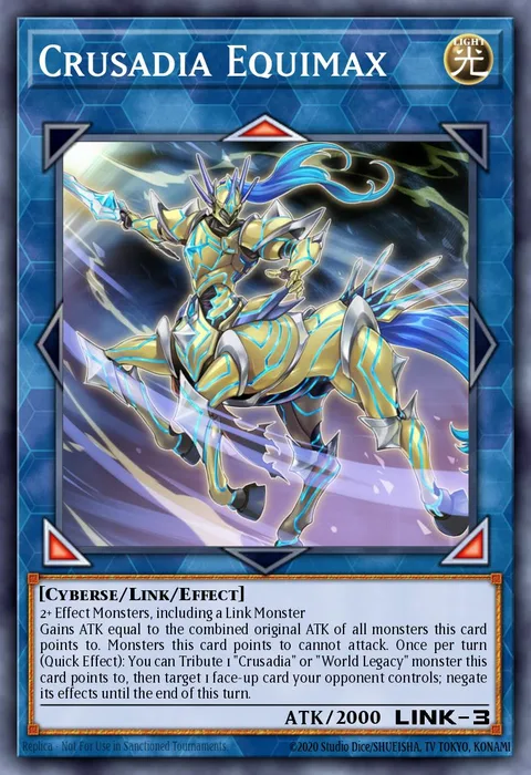 Crusadia Equimax trading card