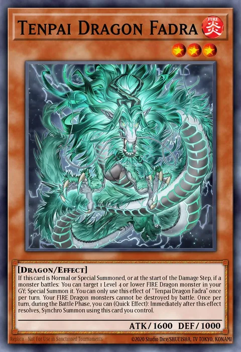 Tenpai Dragon Fadra trading card
