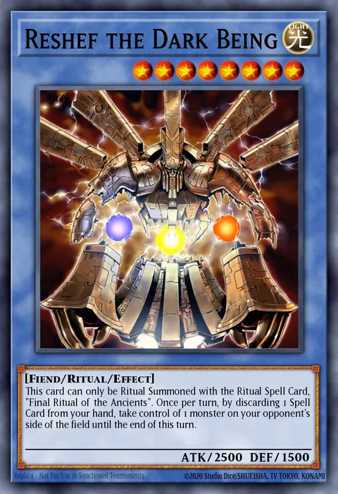Reshef the Dark Being trading card