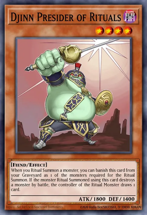 Djinn Presider of Rituals trading card