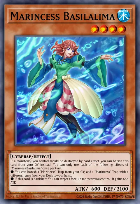 Marincess Basilalima trading card