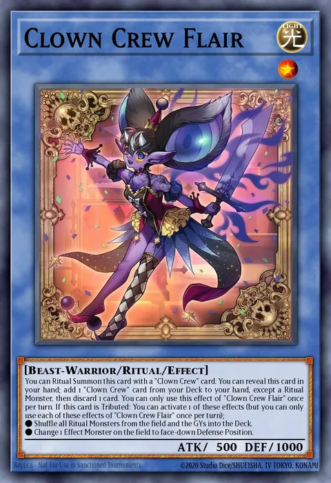 Clown Crew Flair trading card