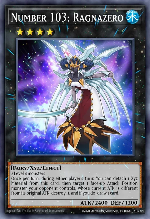 Number 103: Ragnazero trading card