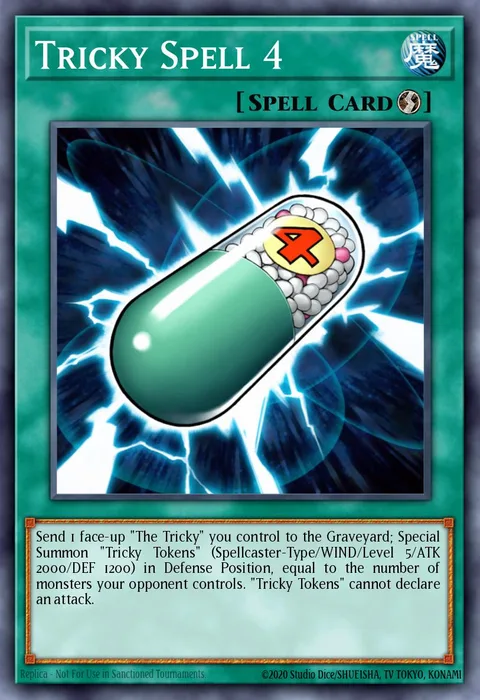 Tricky Spell 4 trading card
