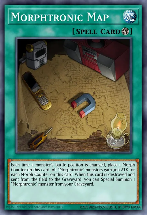 Morphtronic Map trading card