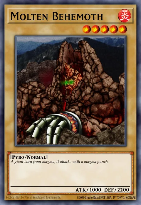 Molten Behemoth trading card