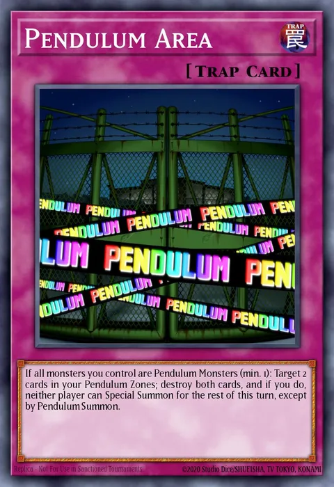 Pendulum Area trading card