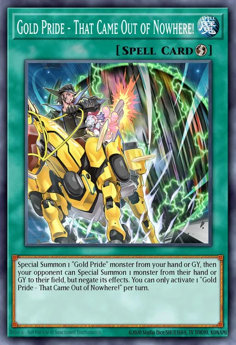 Gold Pride - That Came Out of Nowhere! trading card