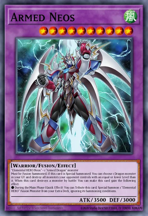Armed Neos trading card