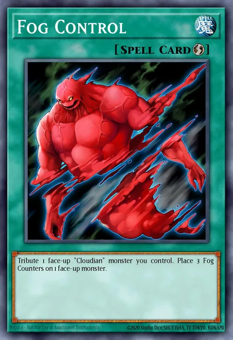 Fog Control trading card