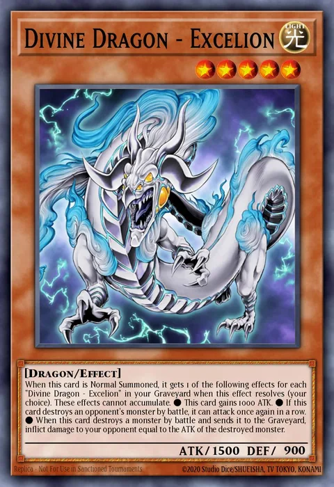 Divine Dragon - Excelion trading card