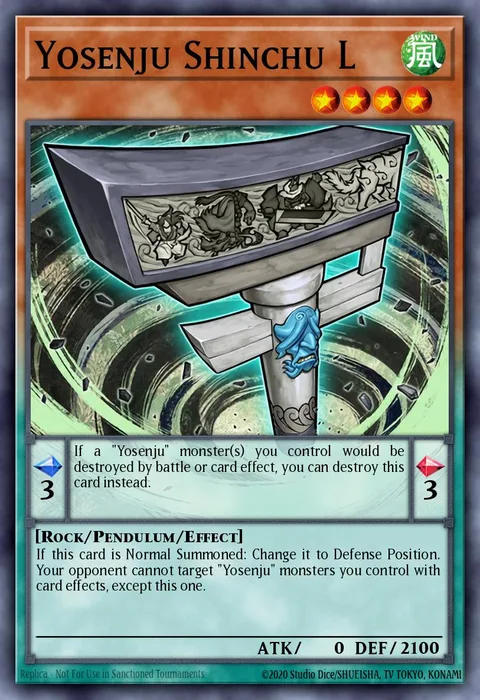 Yosenju Shinchu L trading card