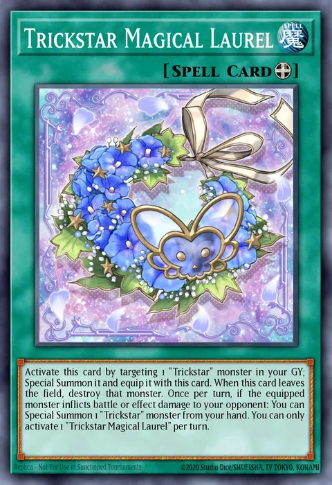 Trickstar Magical Laurel trading card