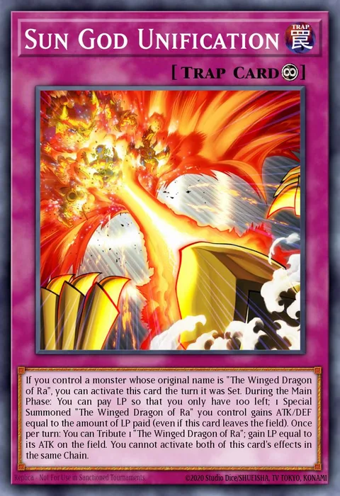 Sun God Unification trading card