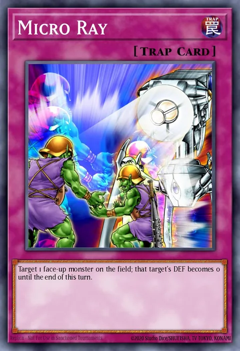 Micro Ray trading card