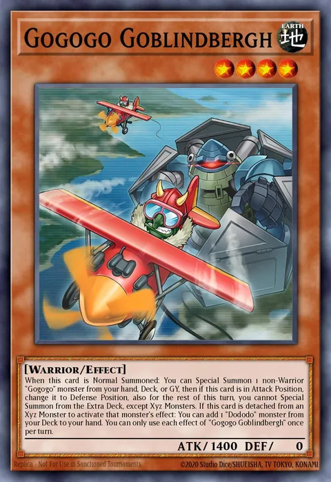 Gogogo Goblindbergh trading card