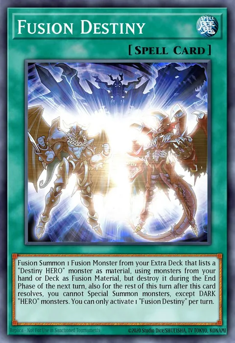 Fusion Destiny trading card