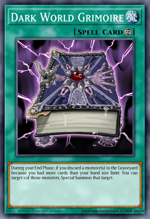Dark World Grimoire trading card