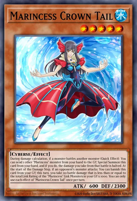 Marincess Crown Tail trading card