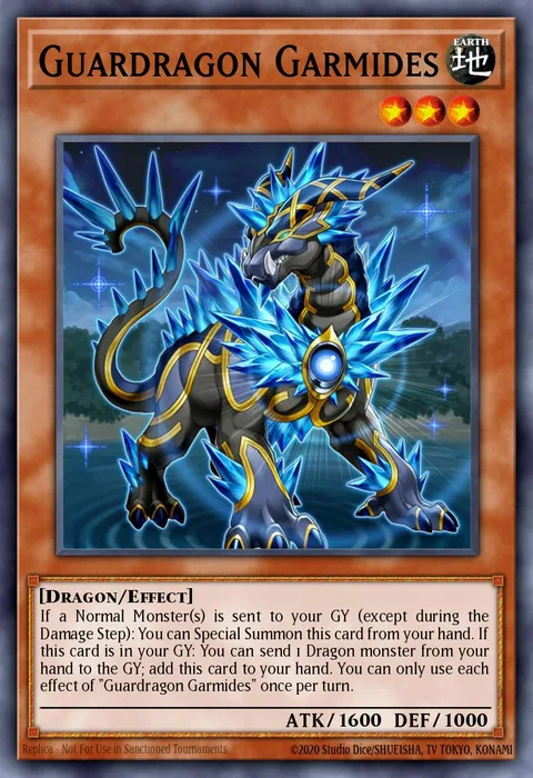 Guardragon Garmides trading card