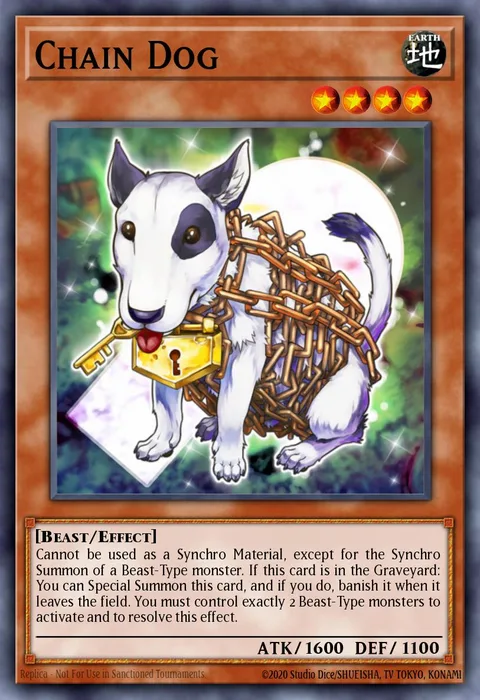 Chain Dog trading card