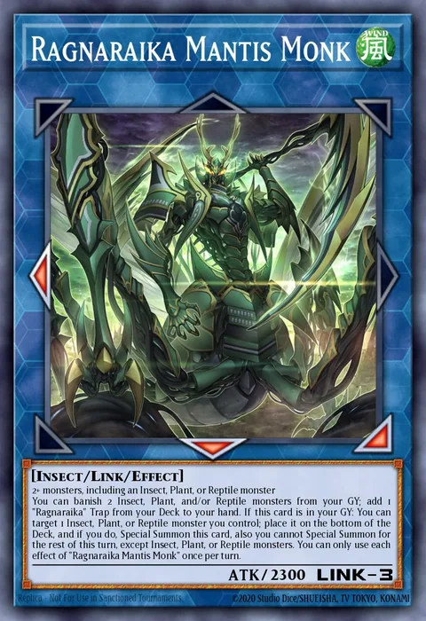 Ragnaraika Mantis Monk trading card