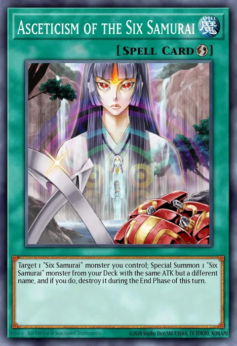 Asceticism of the Six Samurai trading card
