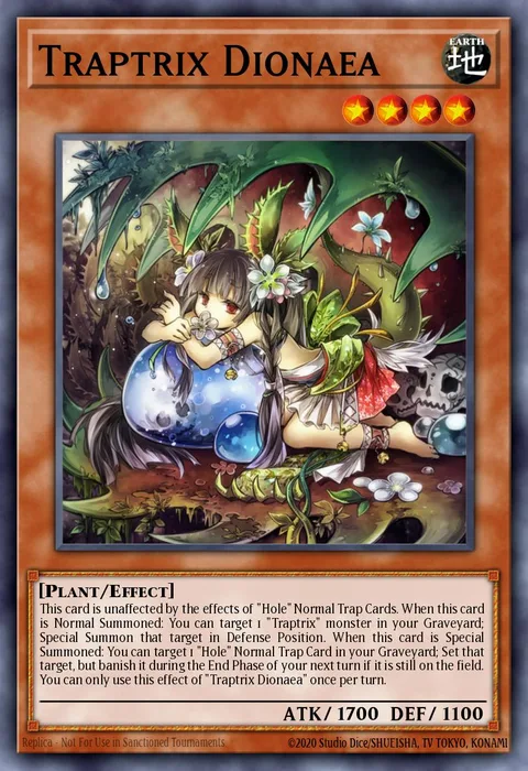 Traptrix Dionaea trading card
