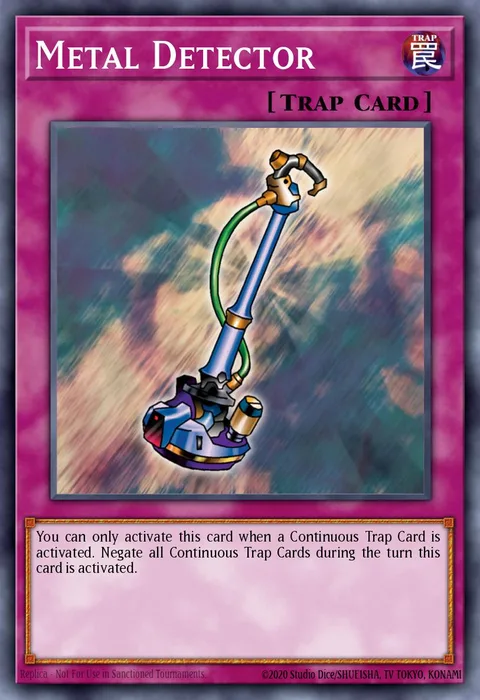 Metal Detector trading card